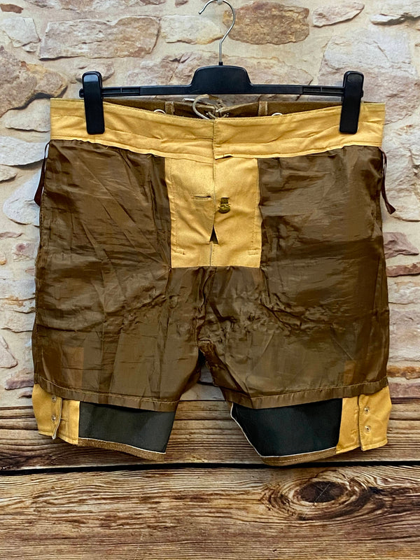 Kurze Trachtenlederhose Herren Gr. 50 – braune Lederhose von Occulto Trachten, Ansicht 4