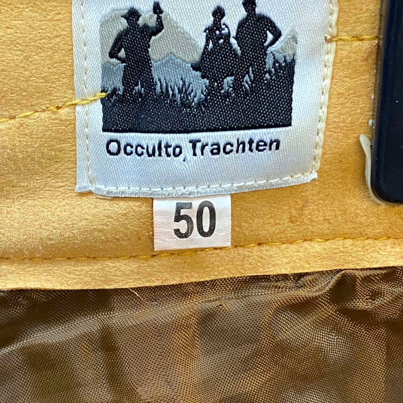 Kurze Trachtenlederhose Herren Gr. 50 – braune Lederhose von Occulto Trachten, Ansicht 7