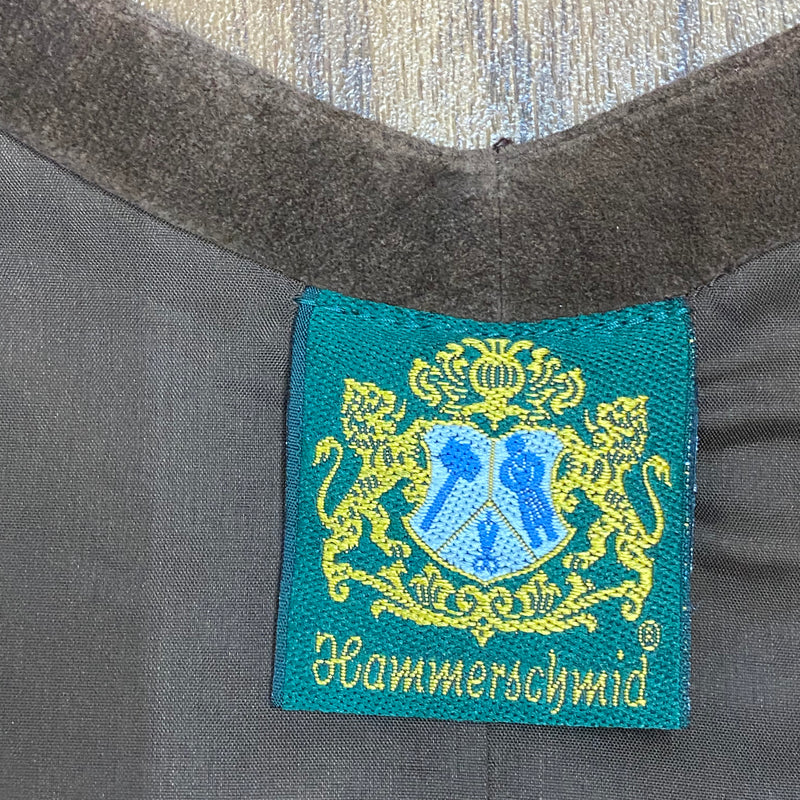Trachten Ledermieder Corsage aus Leder, Gr.40 braun. Hammerschmid
