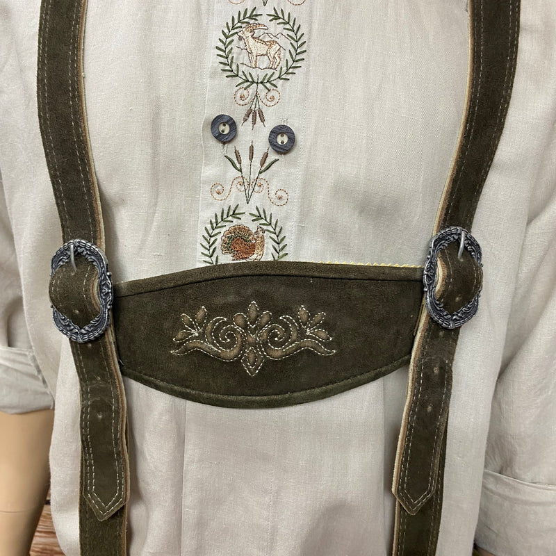 Vintage Hosenträger Outfit Bayrische Trachtenset