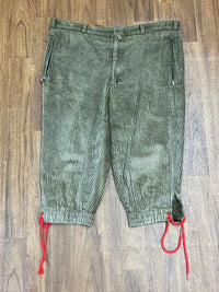 Cord Kniebundhose Wanderhose Kurzgröße Gr.25, grün 