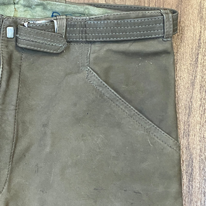 Trachten Kniebundledeerhose Herren Vintage Bund 96, Gr.52