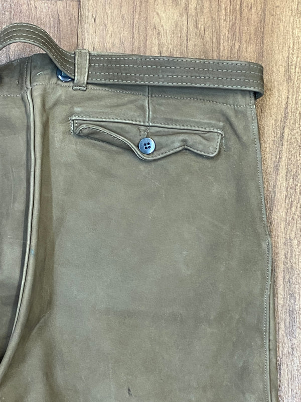 Trachten Kniebundledeerhose Herren Vintage Bund 96, Gr.52
