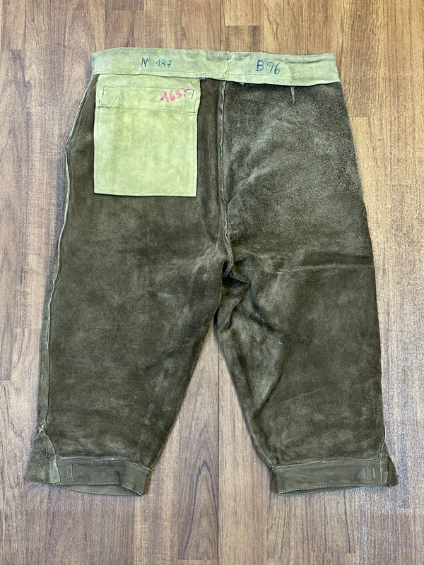 Trachten Kniebundledeerhose Herren Vintage Bund 96, Gr.52
