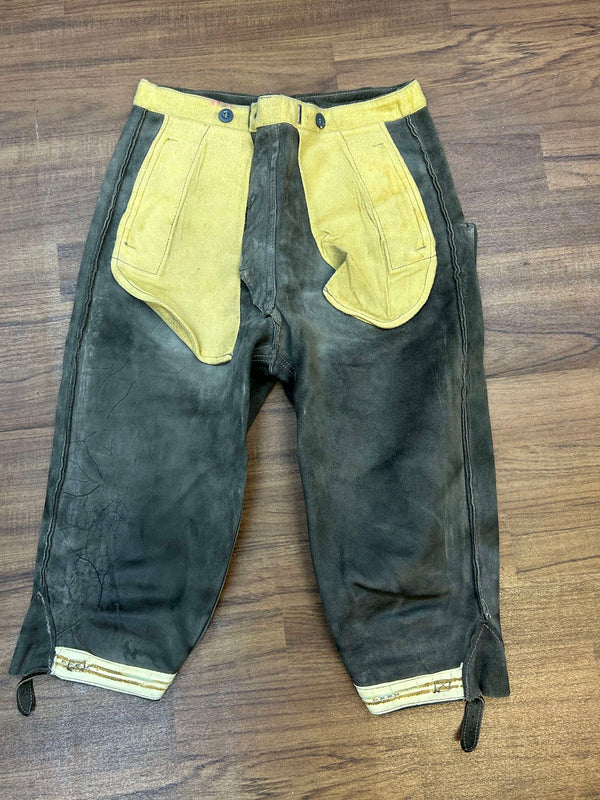 Vintage Kniebund-Lederhose für Herren