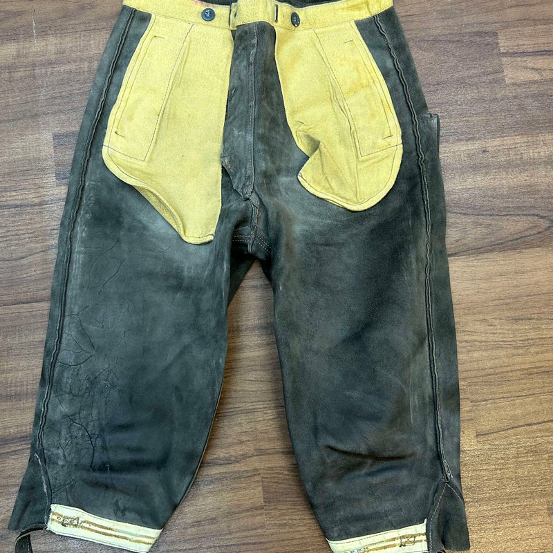 Vintage Kniebund-Lederhose für Herren