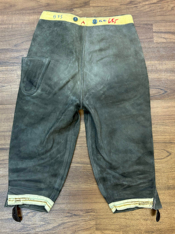 Vintage Kniebund-Lederhose für Herren
