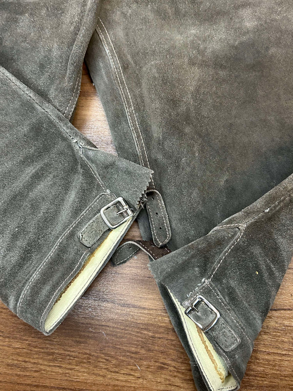 Vintage Kniebund-Lederhose für Herren