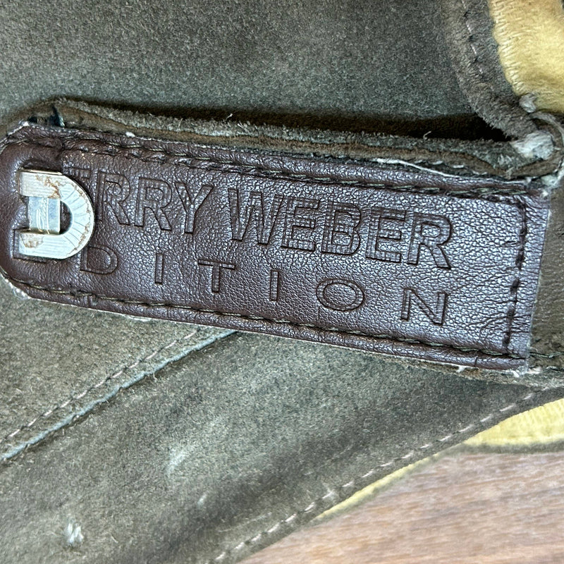 Trachten-Lederhose Kniebund Vintage  Krachlederne Bund 80 cm