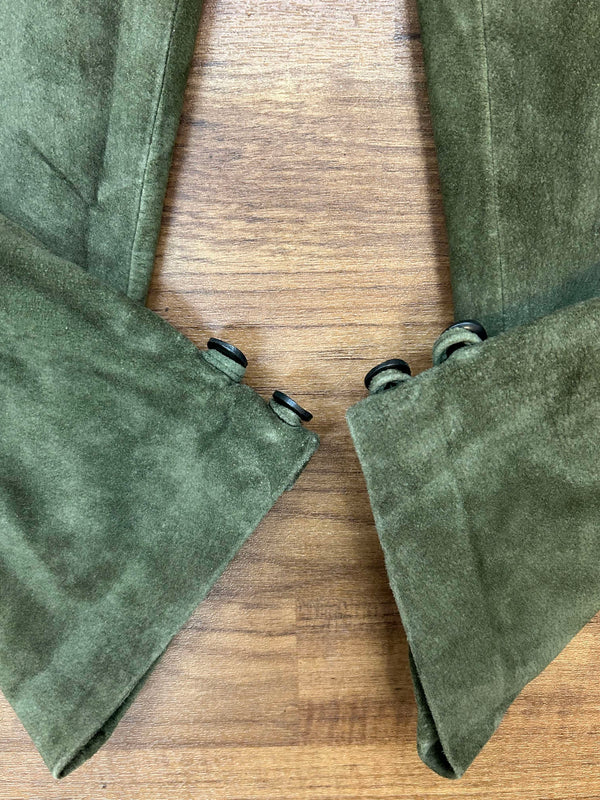 Lange Trachten-Lederhose für Damen