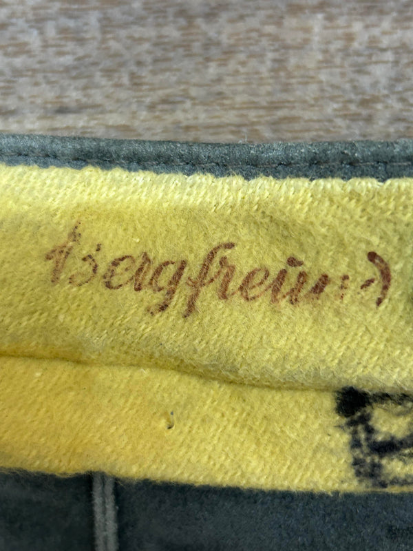 Klassische Herren Kniebund-Trachtenlederhose in Grau