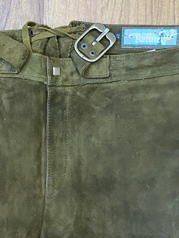 Trachten-Kniebundlederhose Lederhose Herren Bund 102 Gr.27
