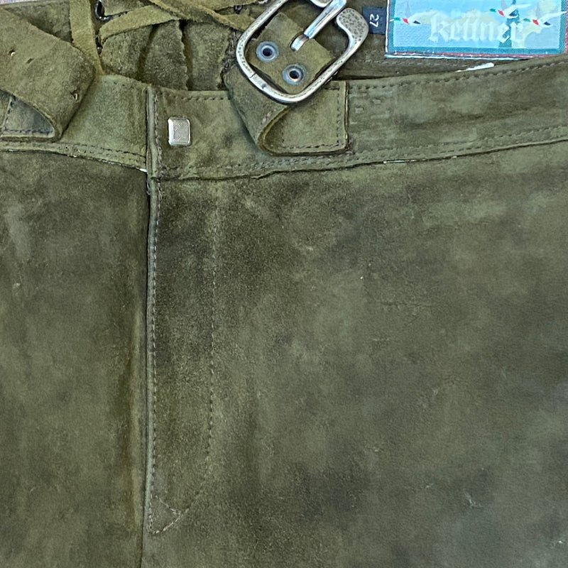 Trachten-Kniebundlederhose Lederhose Herren Bund 102 Gr.27