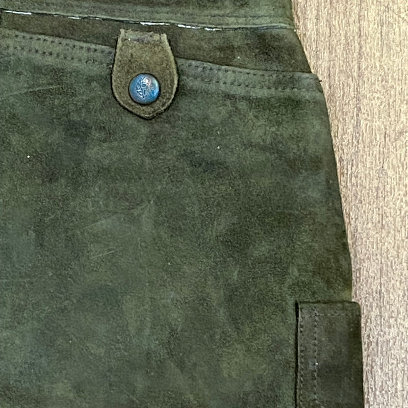 Trachten-Kniebundlederhose Lederhose Herren Bund 102 Gr.27