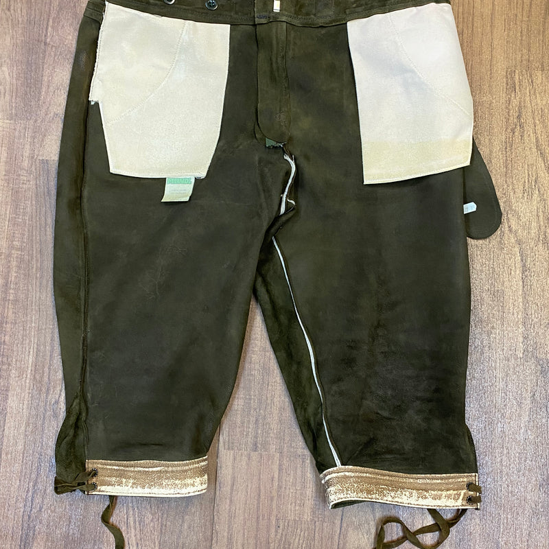 Trachten-Kniebundlederhose Lederhose Herren Bund 102 Gr.27