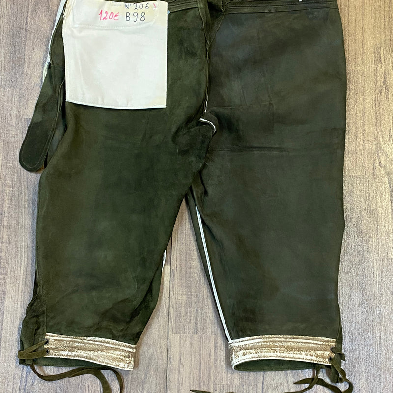Trachten-Kniebundlederhose Lederhose Herren Bund 102 Gr.27