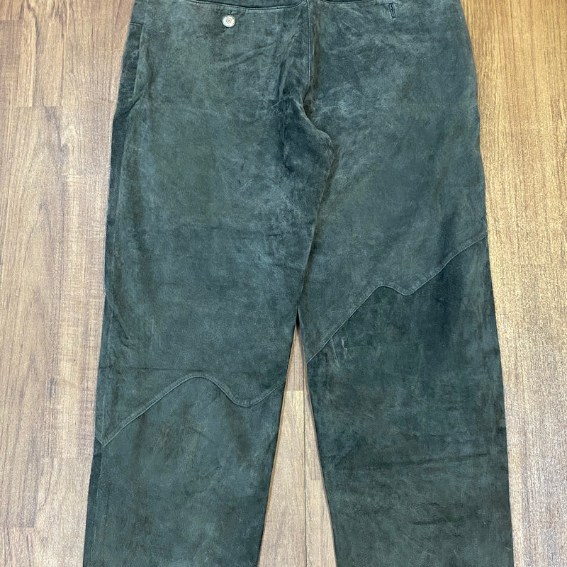 Lange Trachtenlederhose für Damen Vintage Gr.46