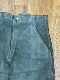 Vintage Trachtenlederhose, Kniebund Unisex kleine Größe Bund 66 cm