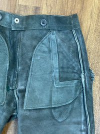 Vintage Trachtenlederhose, Kniebund Unisex kleine Größe Bund 66 cm