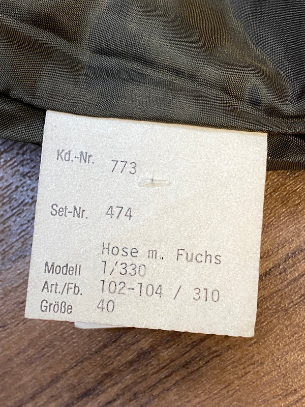 Vintage Damen Trachtenlederhose Kniebundlederhose Gr.40