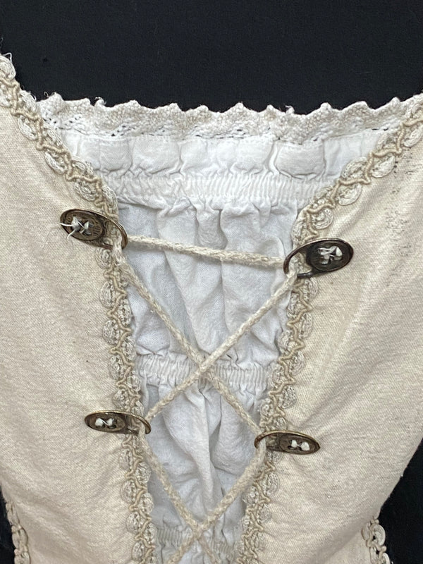Damen Trachtenoberteil von Siebenstein – Schwarz/Beige, Größe 44