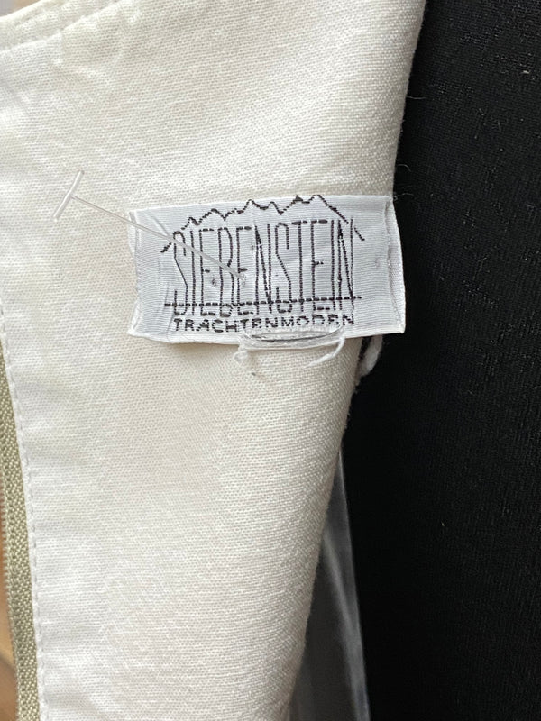 Damen Trachtenoberteil von Siebenstein – Schwarz/Beige, Größe 44