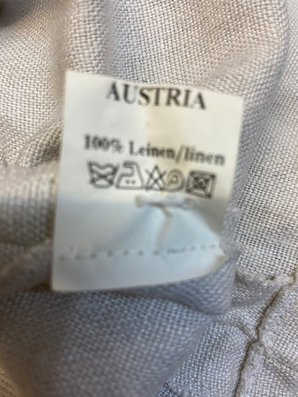 Vintage Trachtenbluse aus Leinen, Ansicht 4