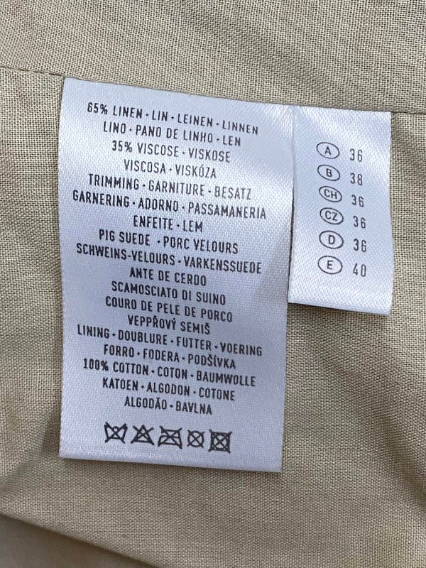 Vintage Trachtenbluse im Folklore-Stil - Größe 36
