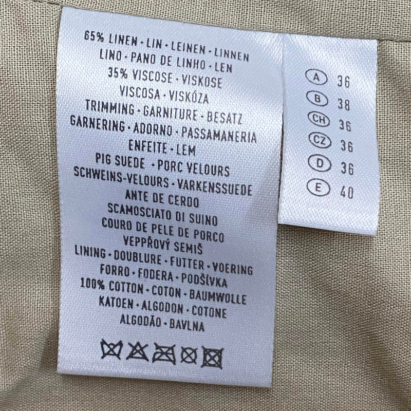 Vintage Trachtenbluse im Folklore-Stil - Größe 36