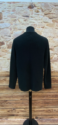 Vintage Strickjacke in Schwarz von Stockerpoint – Größe 54