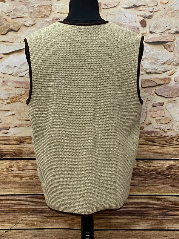 Vintage Trachten-Strickweste Herren – Größe 50