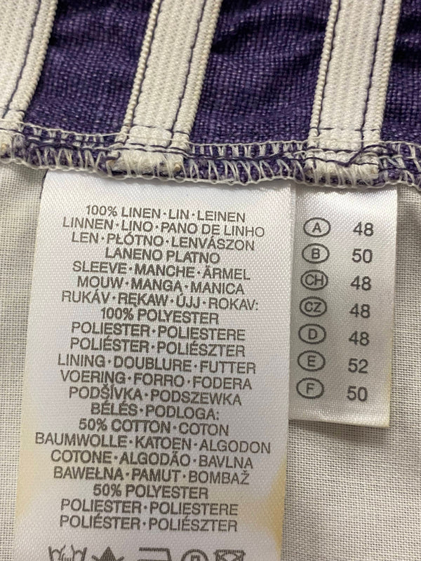 Damen Trachtenmieder – Lila/Creme, Größe 48