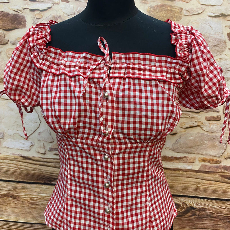 Damen-Trachtenbluse von Bergweiss Gr.38