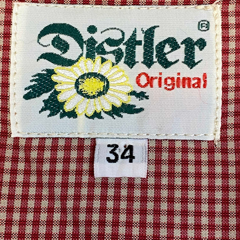 Original Distler Trachtenbluse in Größe 34 – Landhausstil