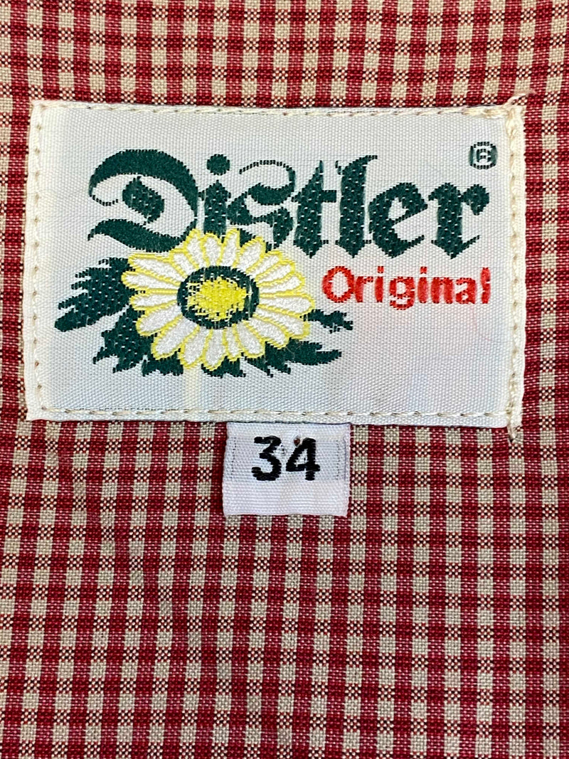 Original Distler Trachtenbluse in Größe 34 – Landhausstil