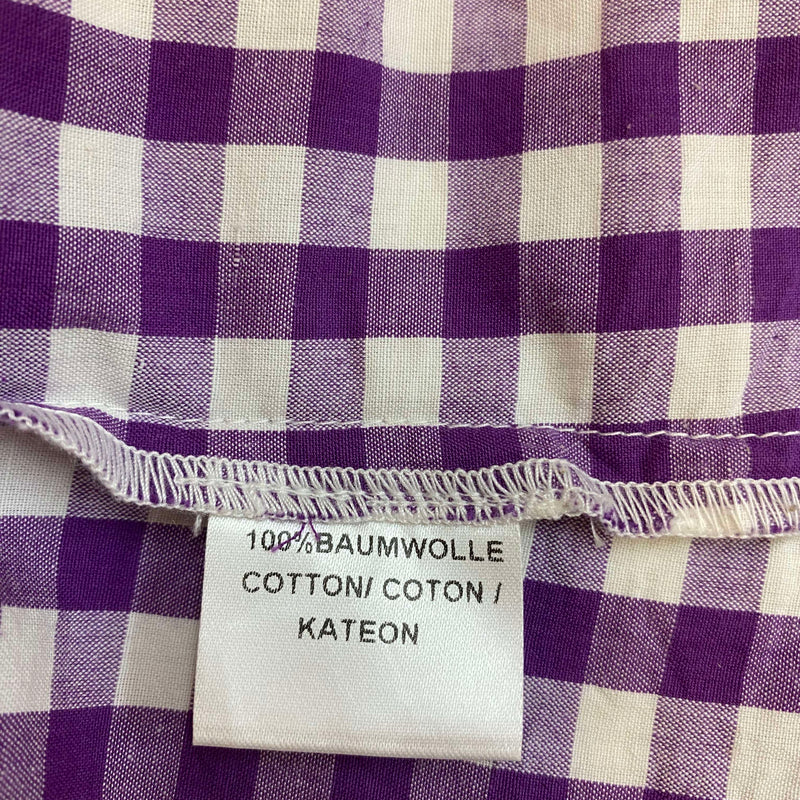 Trachtenbluse in lila/weiß Gr.32