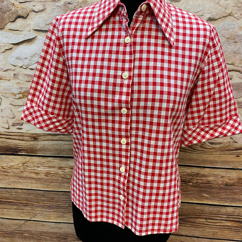 Vintage Trachtenbluse von Studio Becker in Größe 38