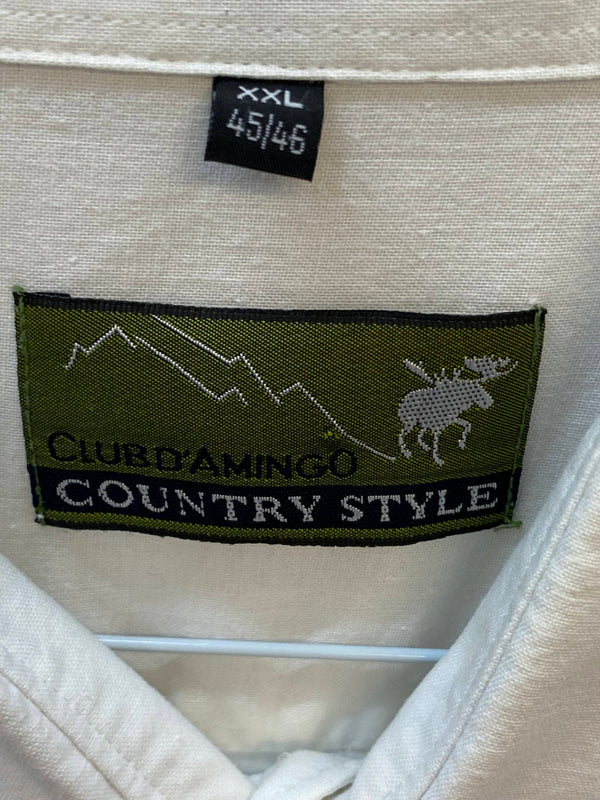 Etikett Clubdamingo Country Style Trachtenhemd XXL 45 46