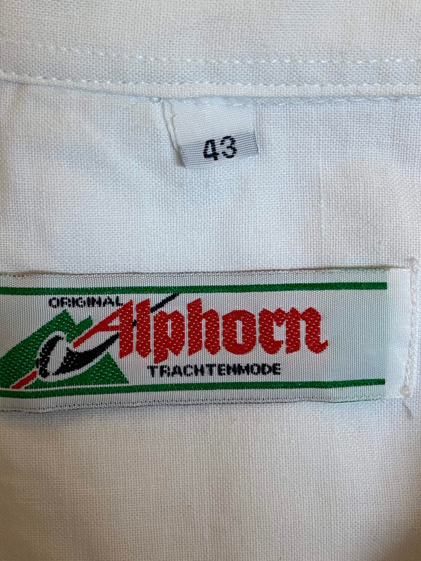 Kurzarm-Trachtenhemd aus Baumwolle