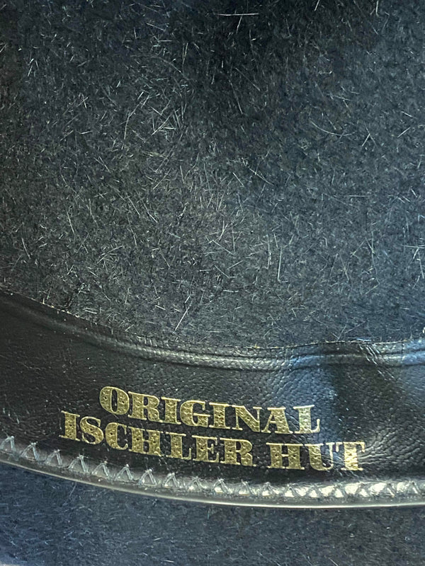 Vintage Trachtenhut schwarz Filz Gr. 57 – Original Ischler Hut Österreich, Ansicht 5