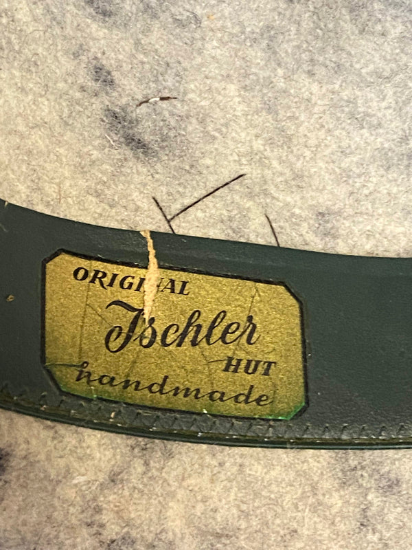 Vintage Trachtenhut hellgrau meliert – Österreich Markenhut | Größe 55, Ansicht 4