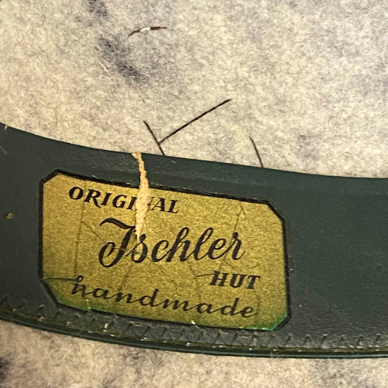 Vintage Trachtenhut hellgrau meliert – Österreich Markenhut | Größe 55, Ansicht 4