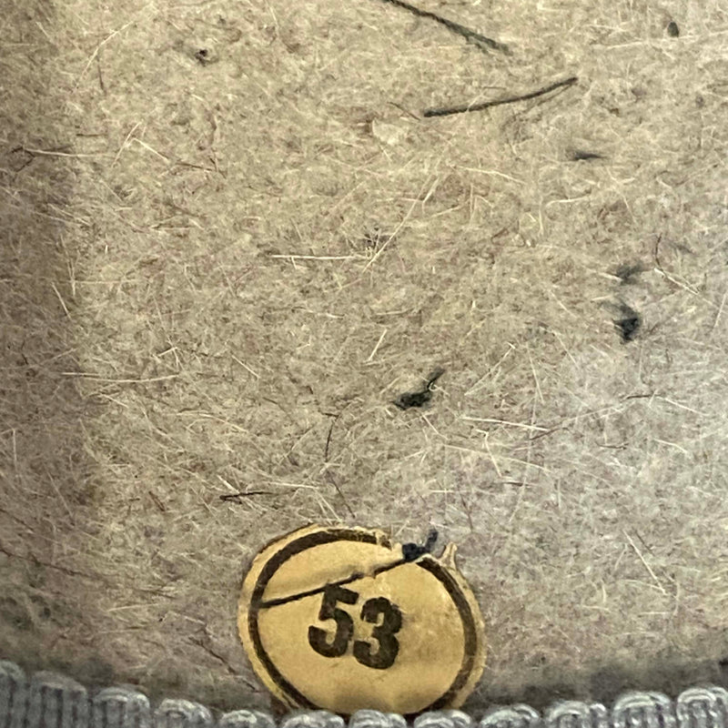 Vintage Trachtenhut Grau Gr. 53 – klassischer Filzhut mit Kordelband, Ansicht 4
