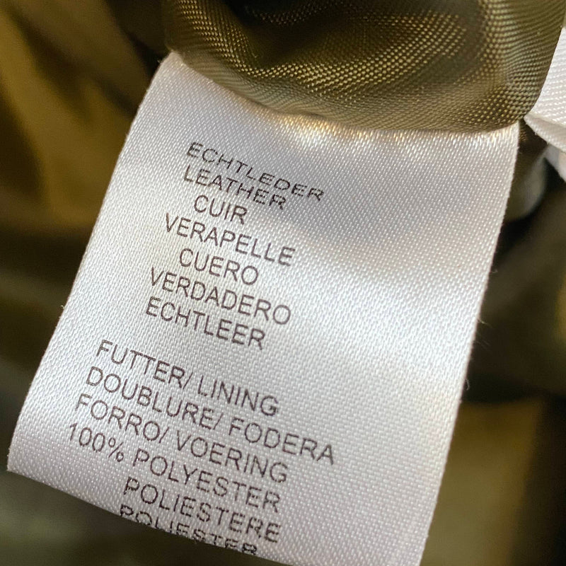 Trachtenjacke Herren Leder grün Stickerei Vintage Landhaus Gr. 50, Ansicht 4