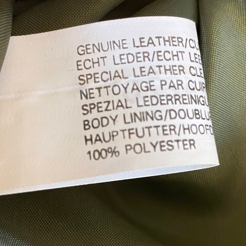 Trachtenjacke Herren Leder grün Vintage mit Stickerei, Ansicht 5