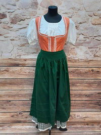 Vintage Dirndl Trachtenkleid Kariert lang, Gr.42