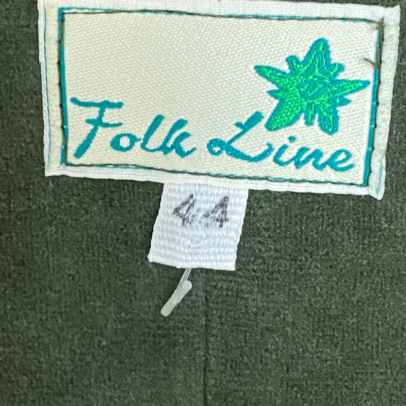 Landhaus Kleid, Trachtenkleid dunkelgün Gr.44 - Vintage