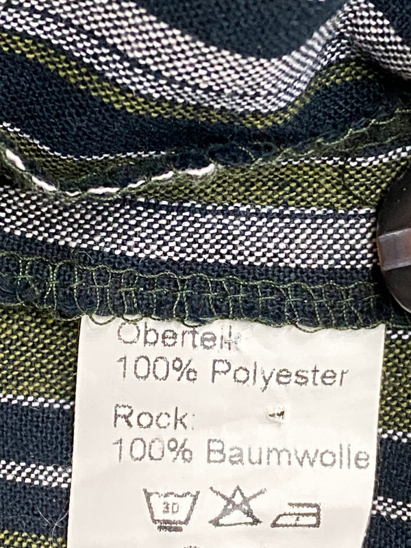 Landhaus Kleid, Trachtenkleid dunkelgün Gr.44 - Vintage