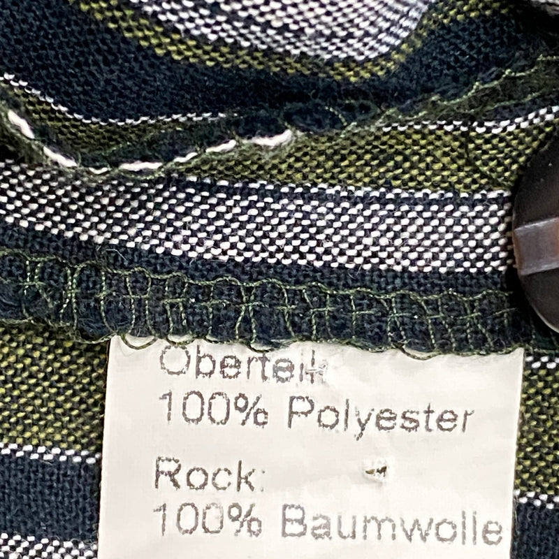 Landhaus Kleid, Trachtenkleid dunkelgün Gr.44 - Vintage