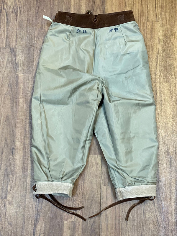 Damen Trachtenlederhose Kniebundlederhose Gr.36 Vintage